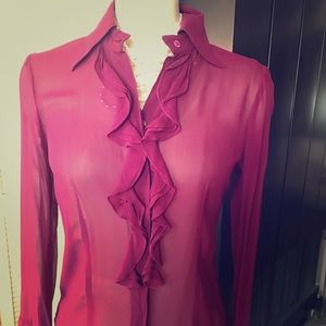 Nicole Miller sheet blouse